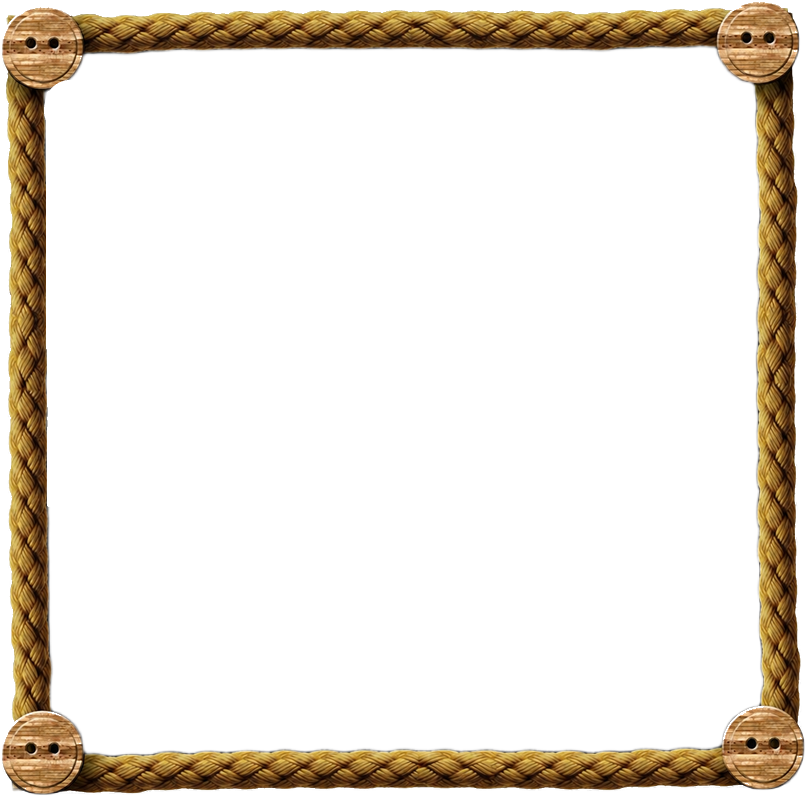 Rope framed border